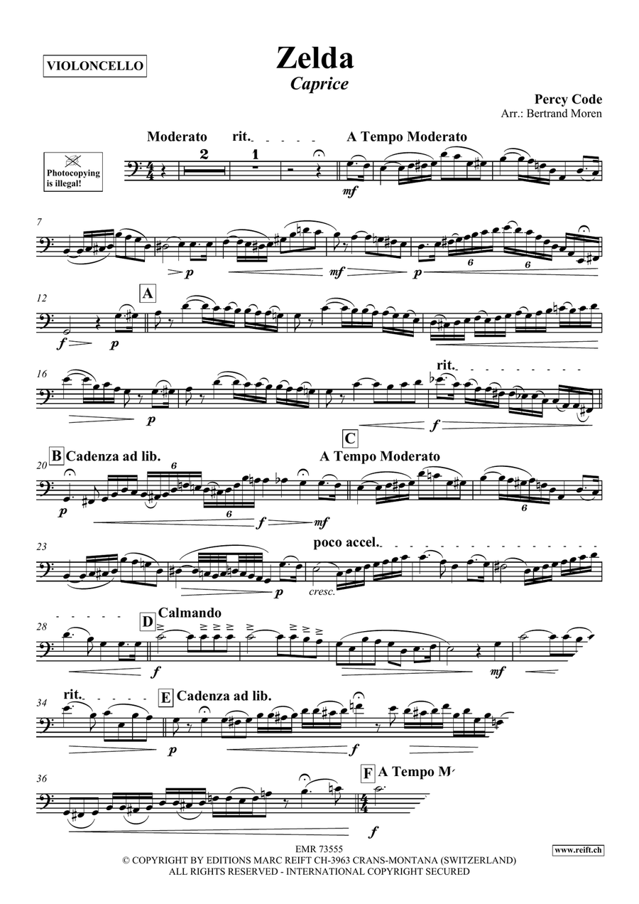 Zelda Zelda Piano Accompaniment scores gallery preview page 3