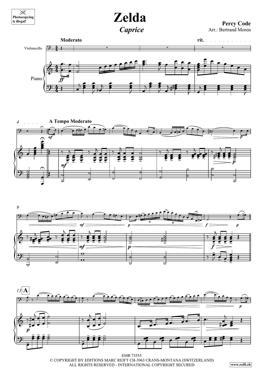 Zelda Zelda Piano Accompaniment scores gallery preview page 4