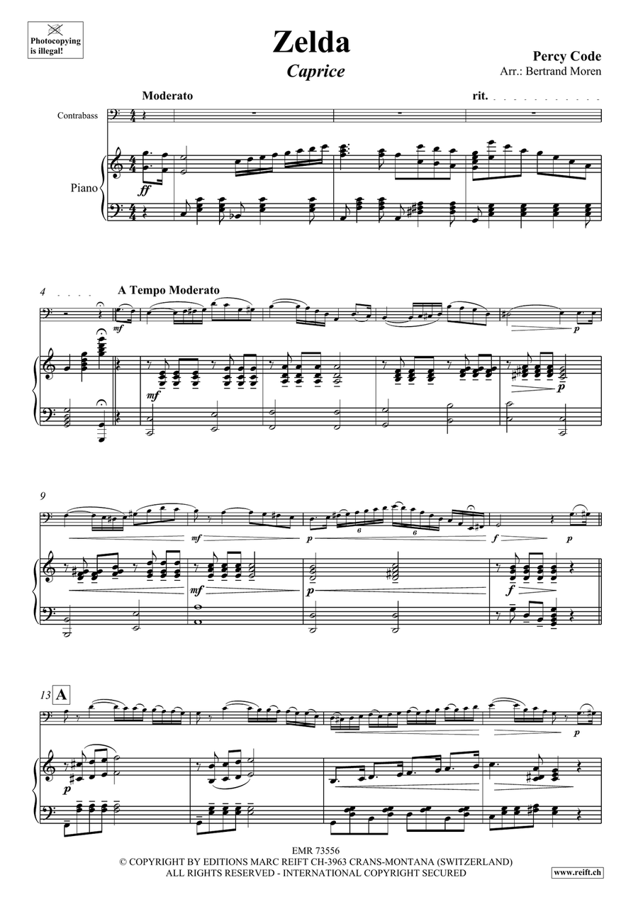 Zelda Zelda Double Bass scores gallery preview page 4