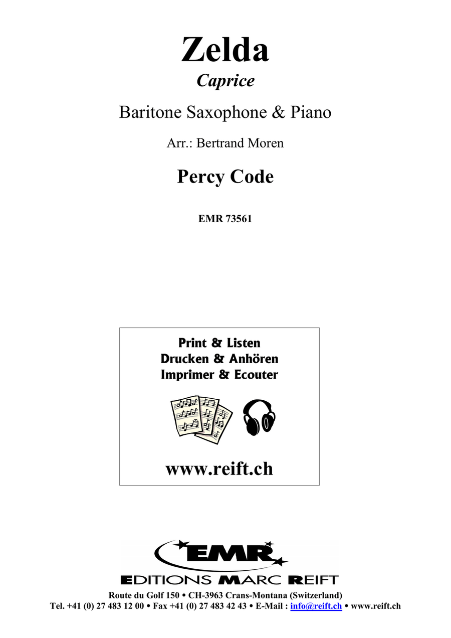 Zelda Zelda Baritone Saxophone scores gallery preview page 2
