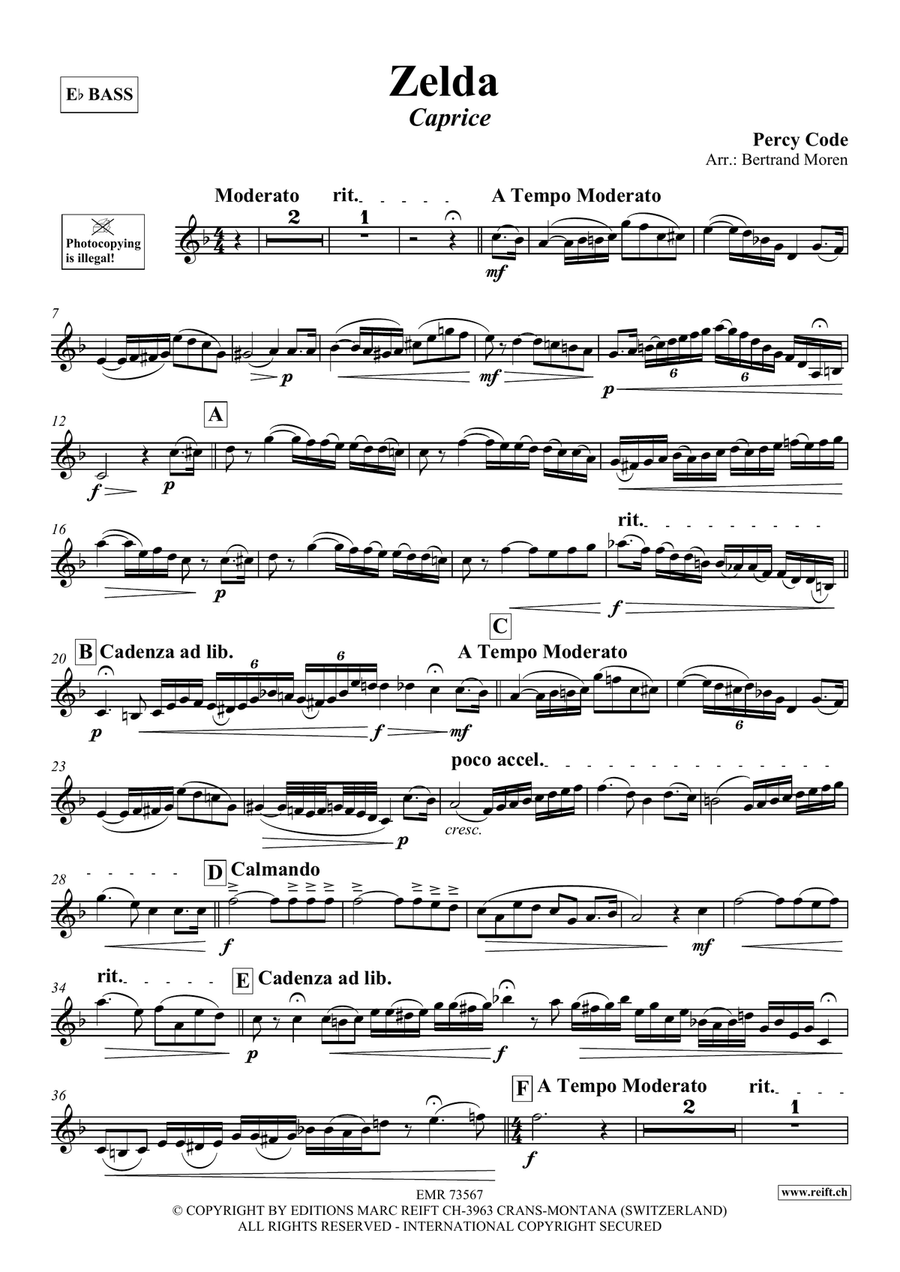 Zelda Zelda Voice Solo scores gallery preview page 3
