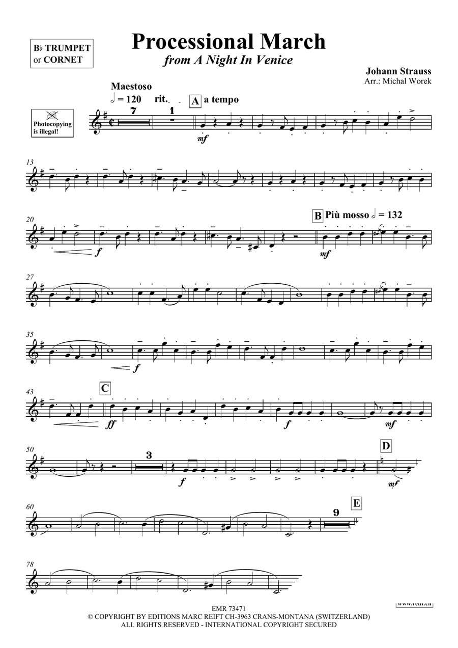 Processional March Processional March Cornet scores gallery preview page 3