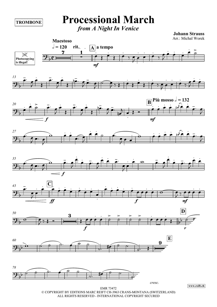 Processional March Processional March Piano Accompaniment scores gallery preview page 3