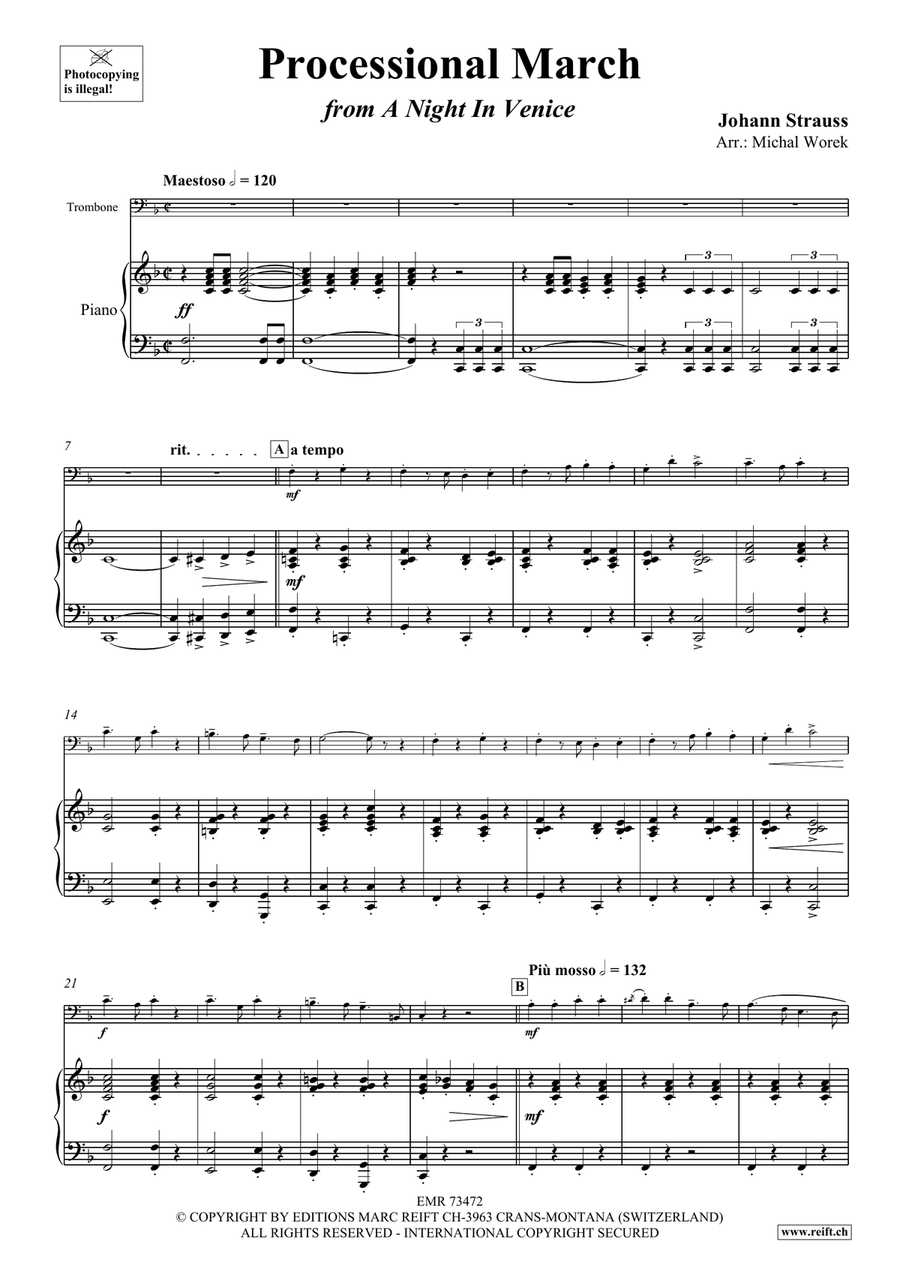 Processional March Processional March Piano Accompaniment scores gallery preview page 4