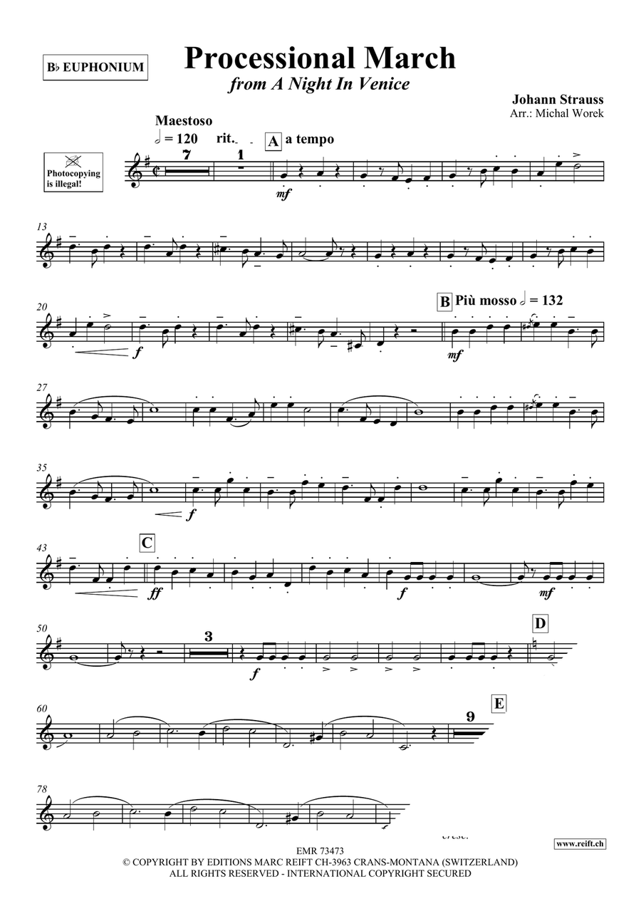 Processional March Processional March Euphonium scores gallery preview page 3
