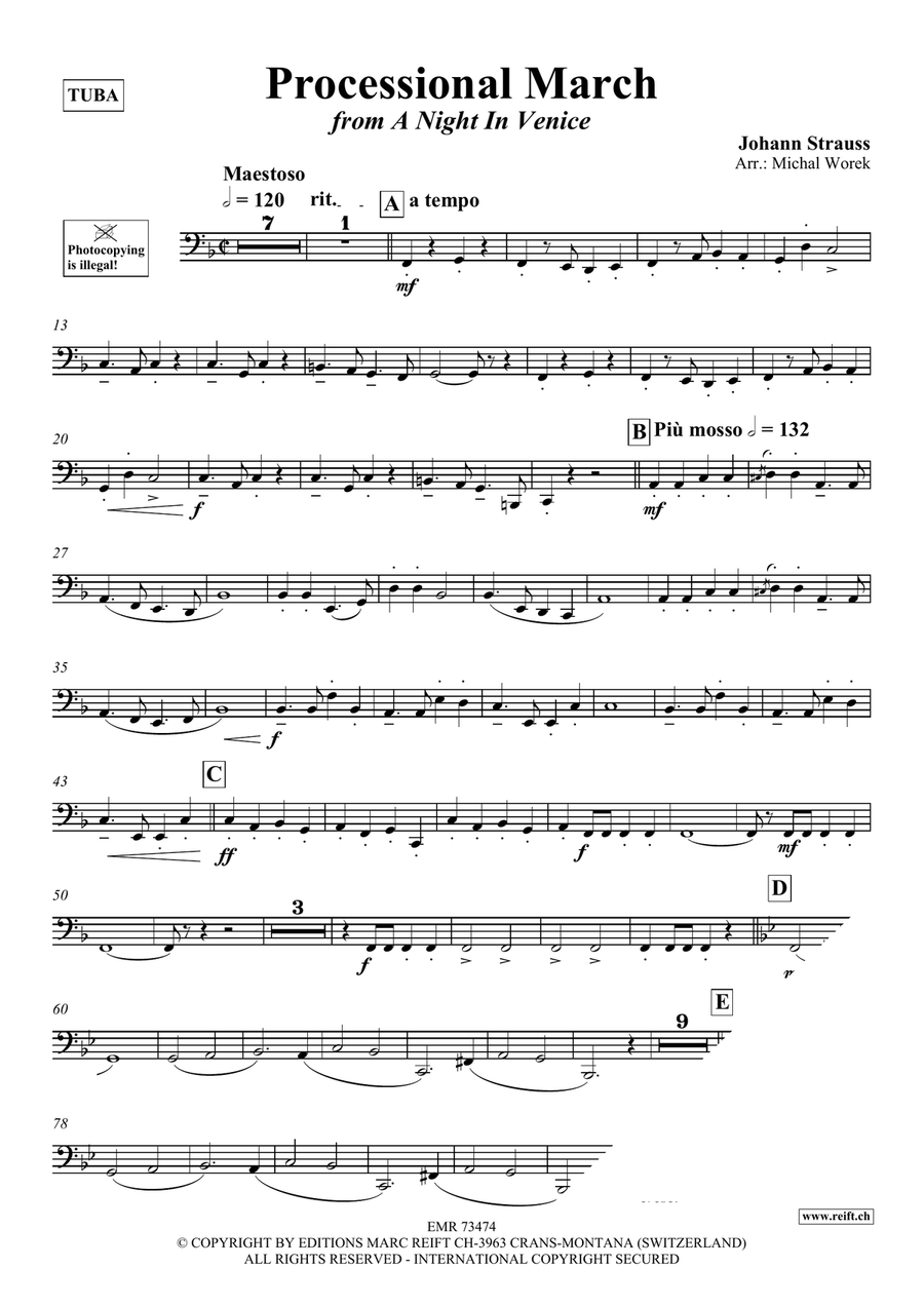 Processional March Processional March Tuba scores gallery preview page 3