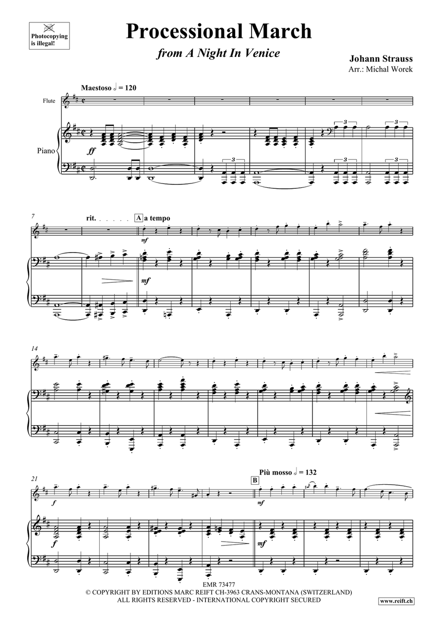 Processional March Processional March Flute Solo scores gallery preview page 4