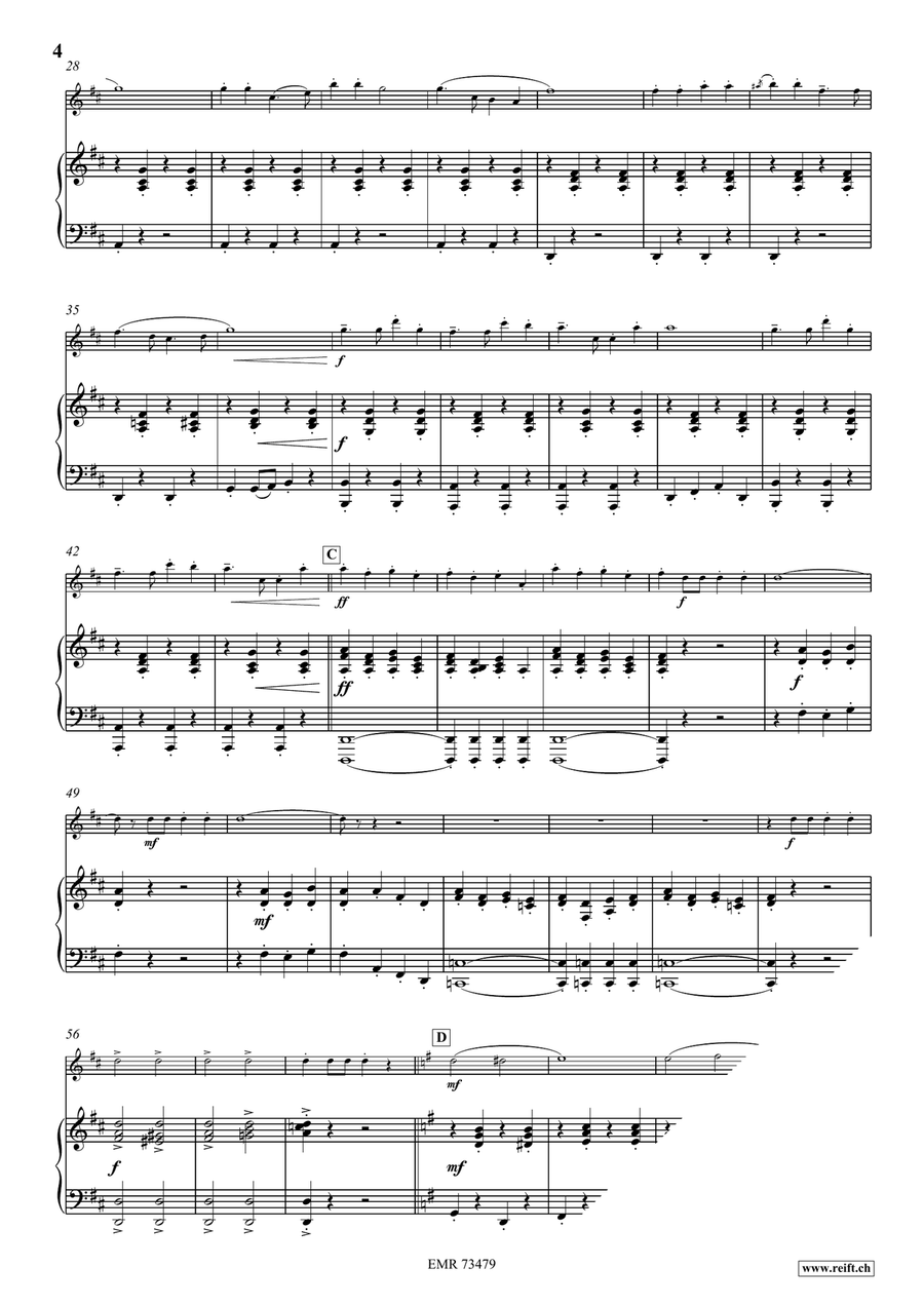 Processional March Violin Solo scores gallery preview page 5