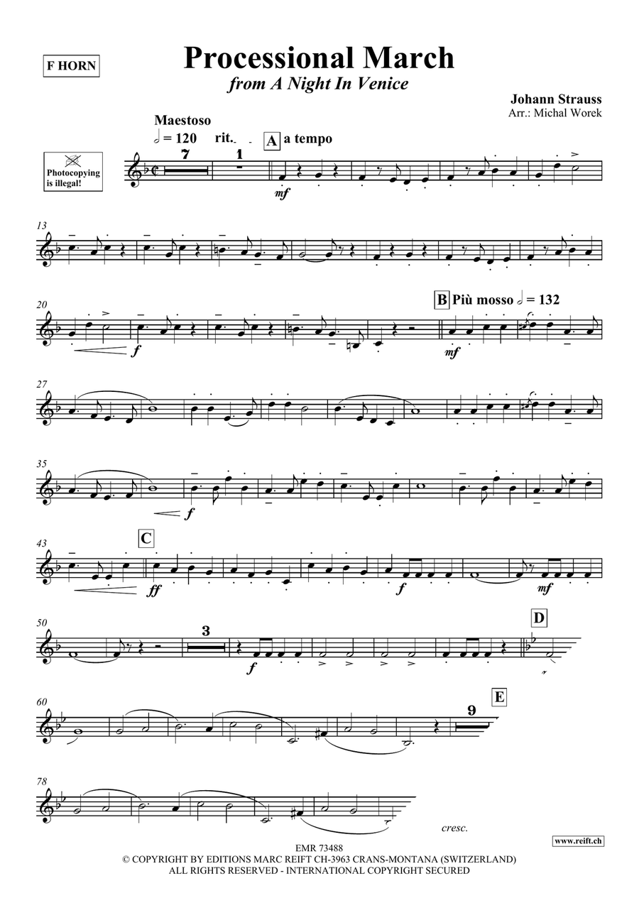 Processional March Processional March Horn scores gallery preview page 3