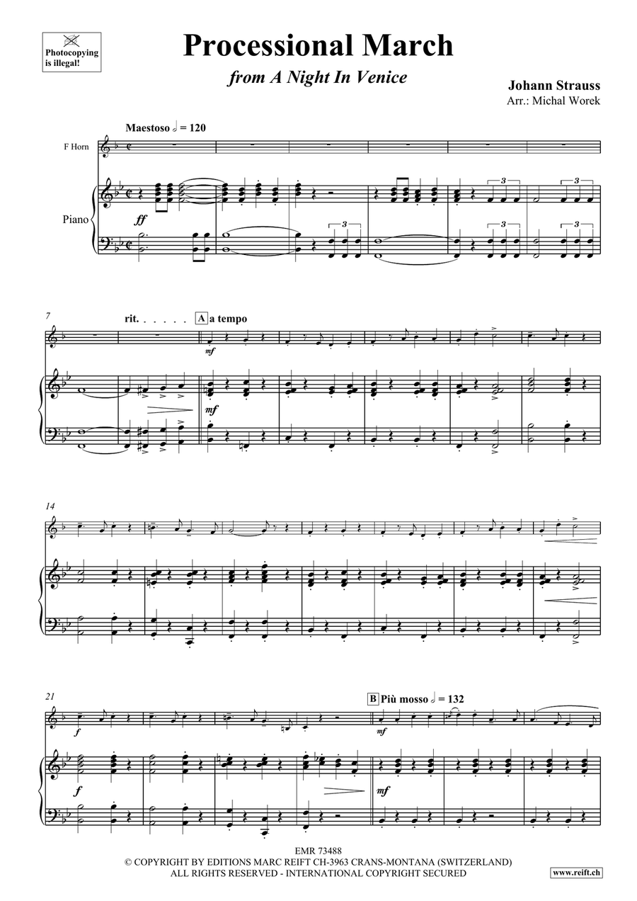 Processional March Processional March Horn scores gallery preview page 4