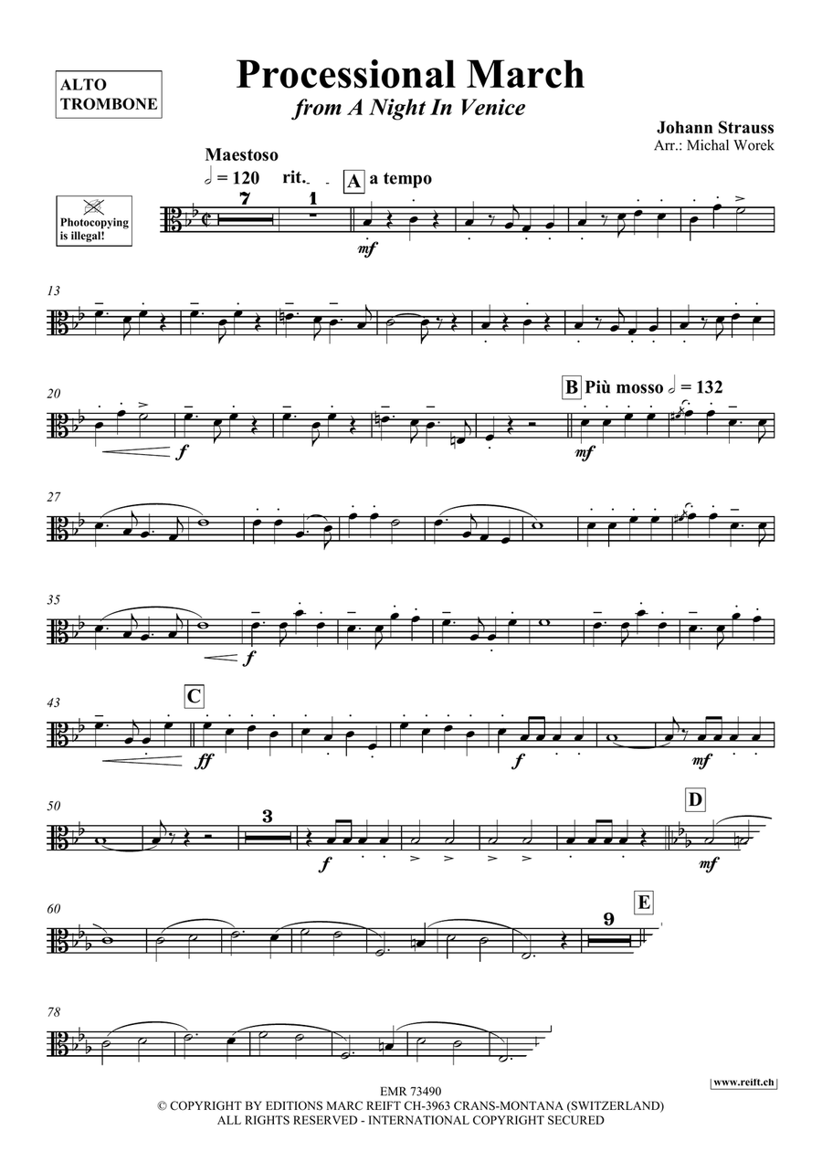 Processional March Processional March Piano Accompaniment scores gallery preview page 3