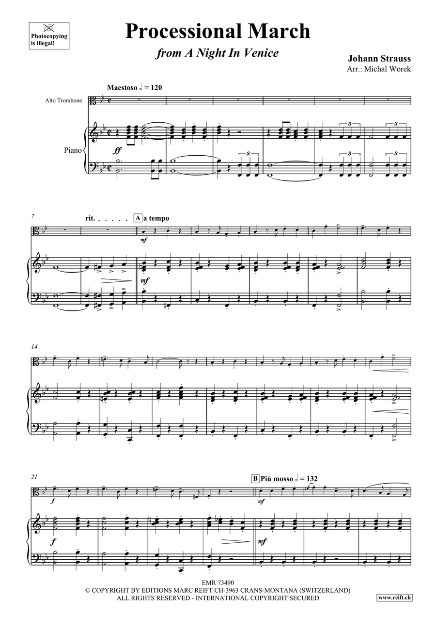Processional March Processional March Piano Accompaniment scores gallery preview page 4