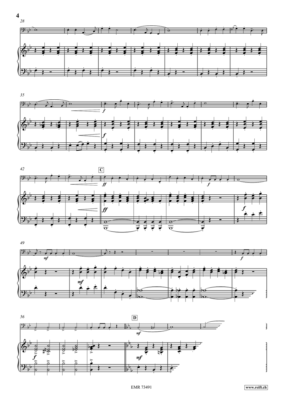 Processional March Processional March Bass Trombone scores gallery preview page 5