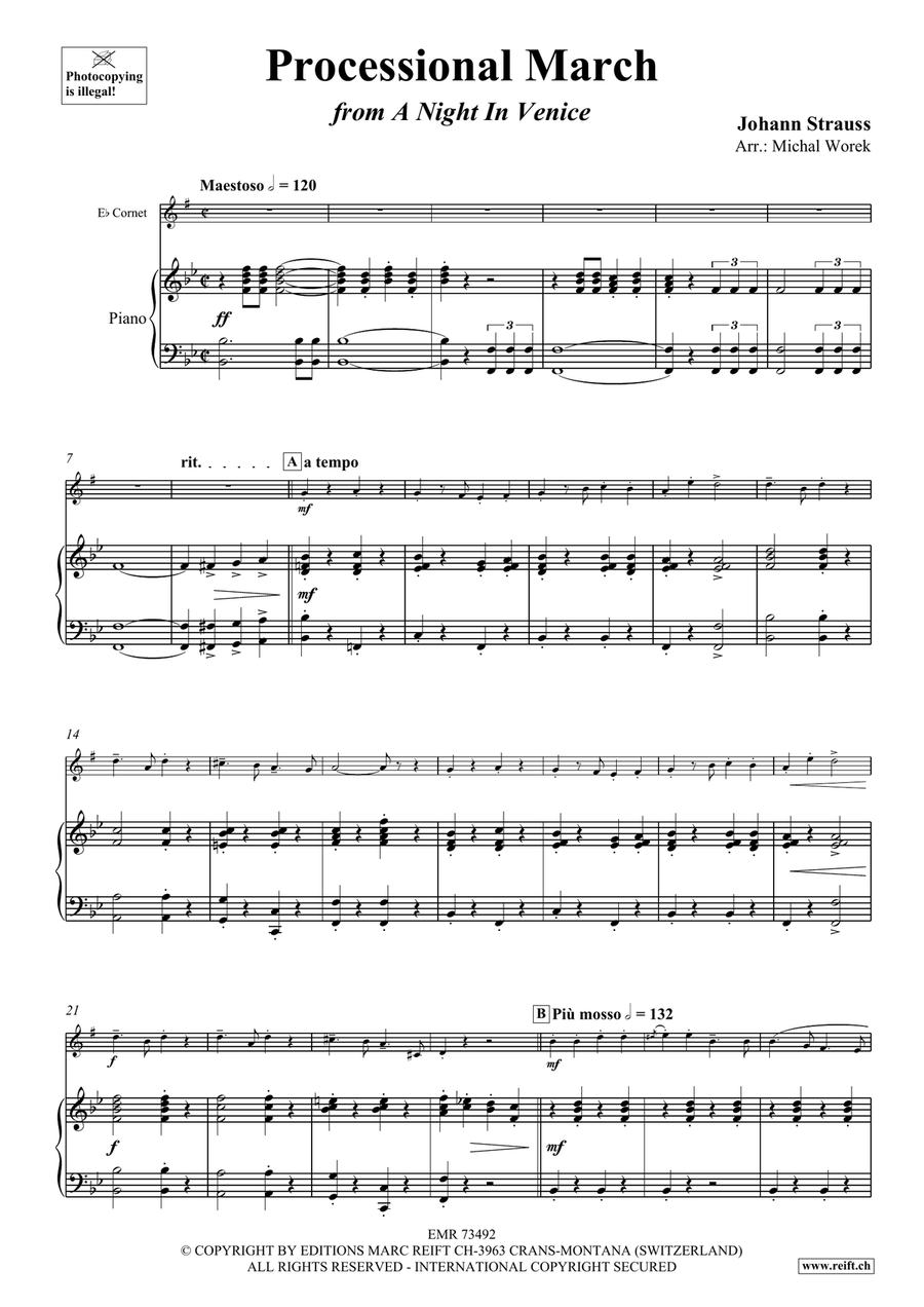 Processional March Processional March Cornet scores gallery preview page 4