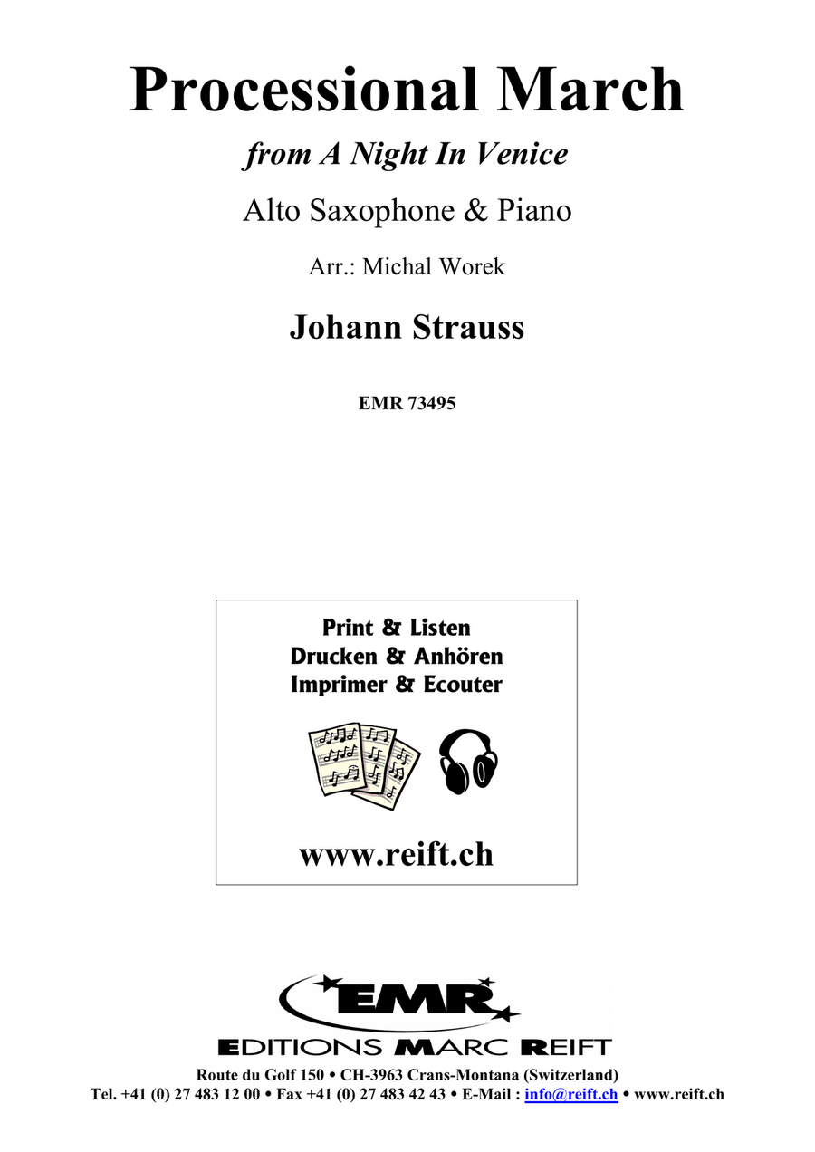 Processional March Processional March Alto Saxophone scores gallery preview page 2