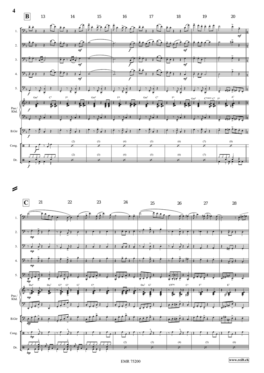 Chicas Bananas Chicas Bananas Trombone scores gallery preview page 5
