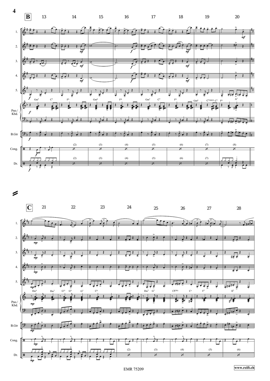 Chicas Bananas Chicas Bananas Euphonium Quintet scores gallery preview page 5
