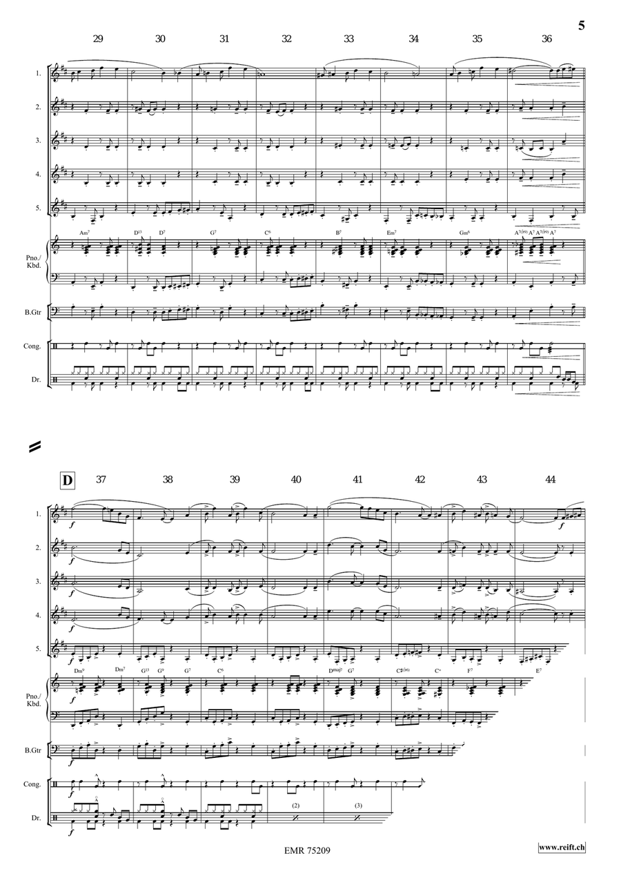 Chicas Bananas Chicas Bananas Euphonium Quintet scores gallery preview page 6