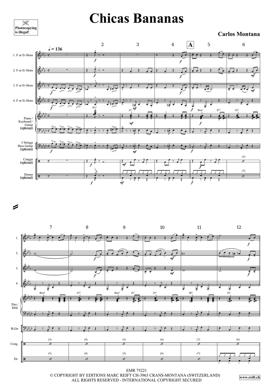 Chicas Bananas Chicas Bananas Horn scores gallery preview page 4