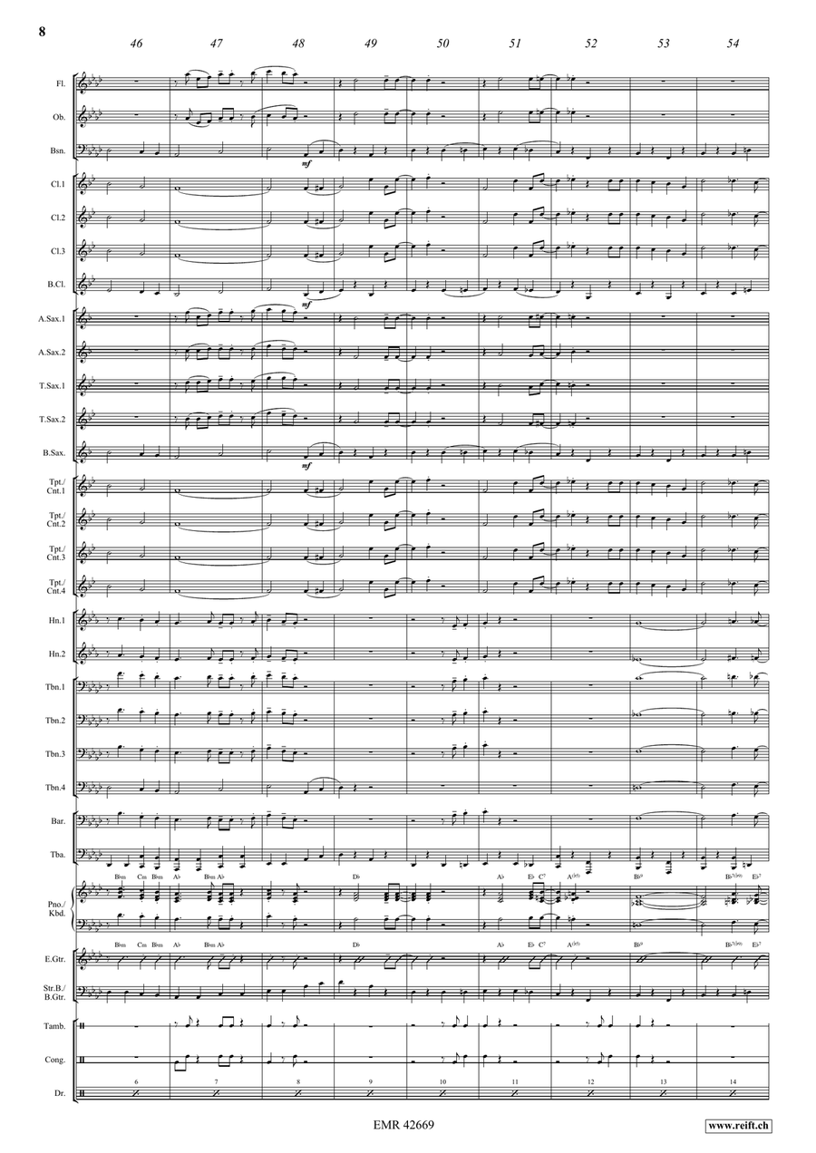 When You Wore A Tulip Concert Band scores gallery preview page 8