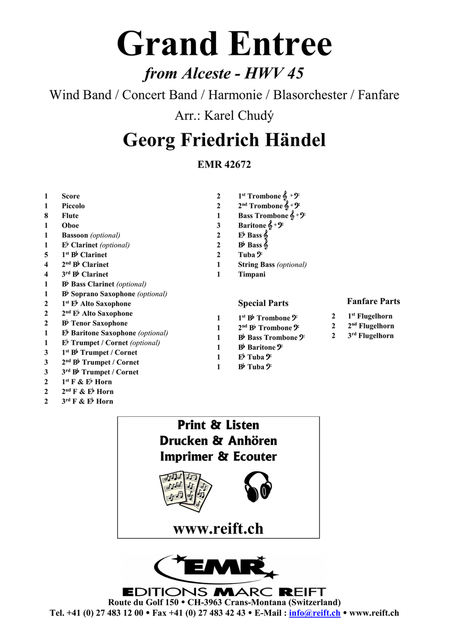 Grand Entree Grand Entree Concert Band scores gallery preview page 2