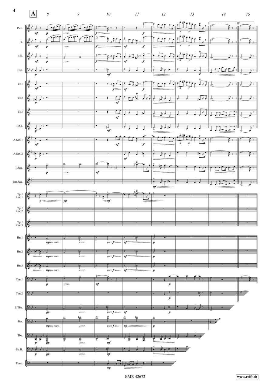 Grand Entree Grand Entree Concert Band scores gallery preview page 5