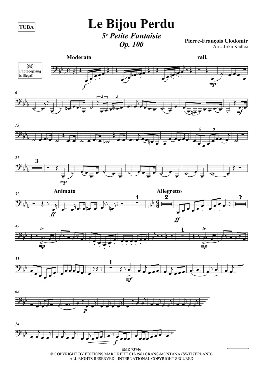 Le Bijou Perdu Le Bijou Perdu Tuba scores gallery preview page 3