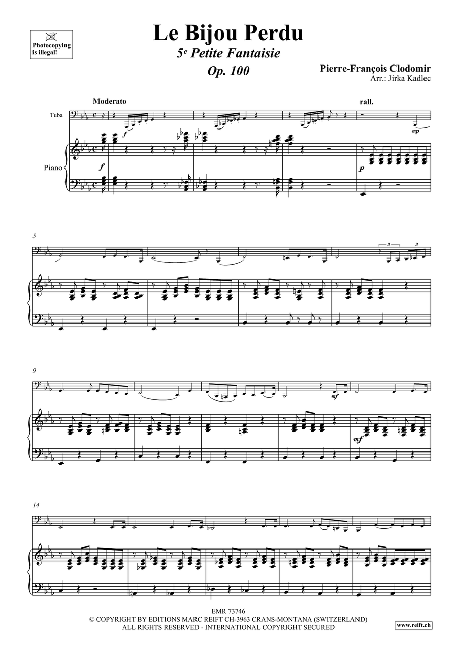 Le Bijou Perdu Le Bijou Perdu Tuba scores gallery preview page 4