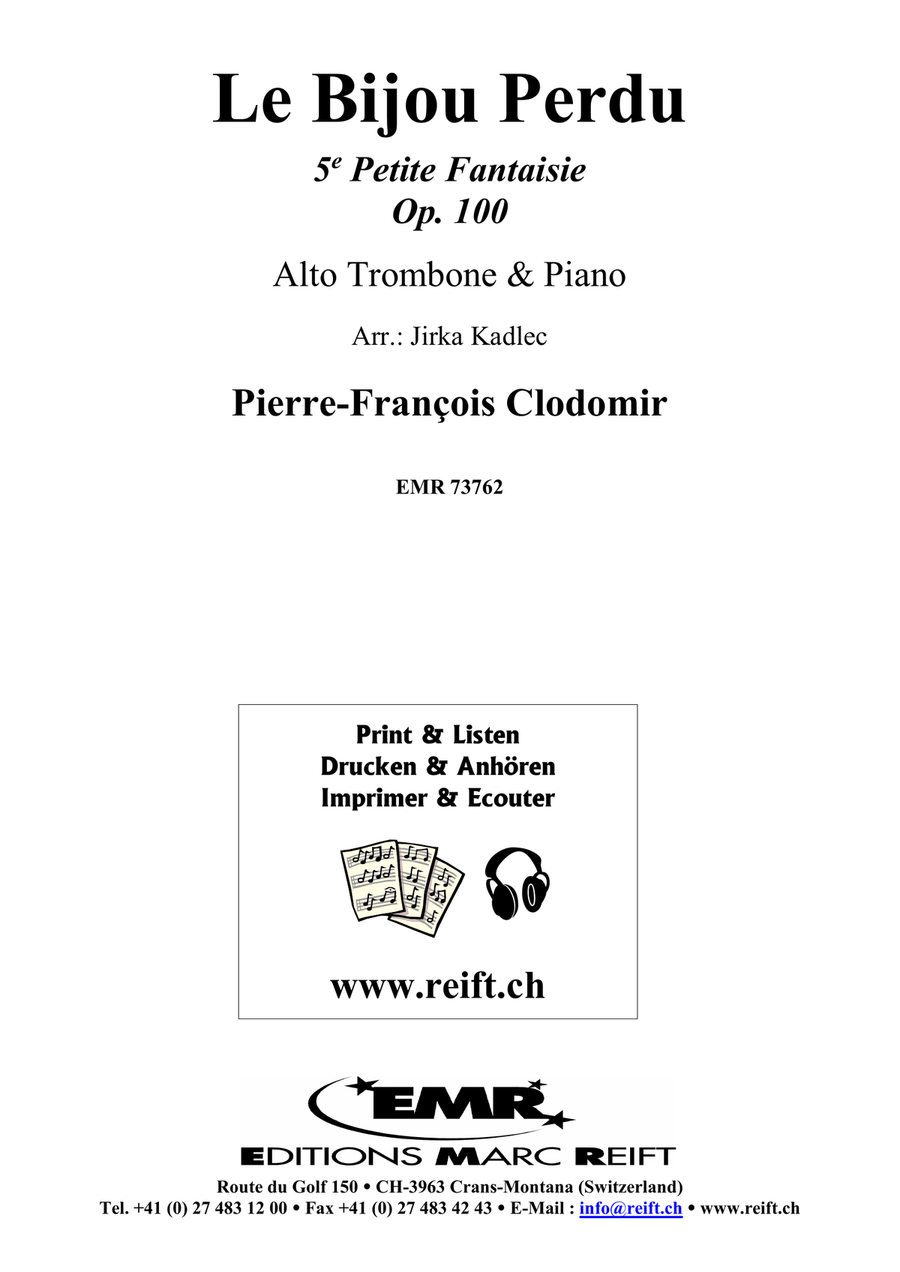 Le Bijou Perdu Piano Accompaniment scores gallery preview page 2