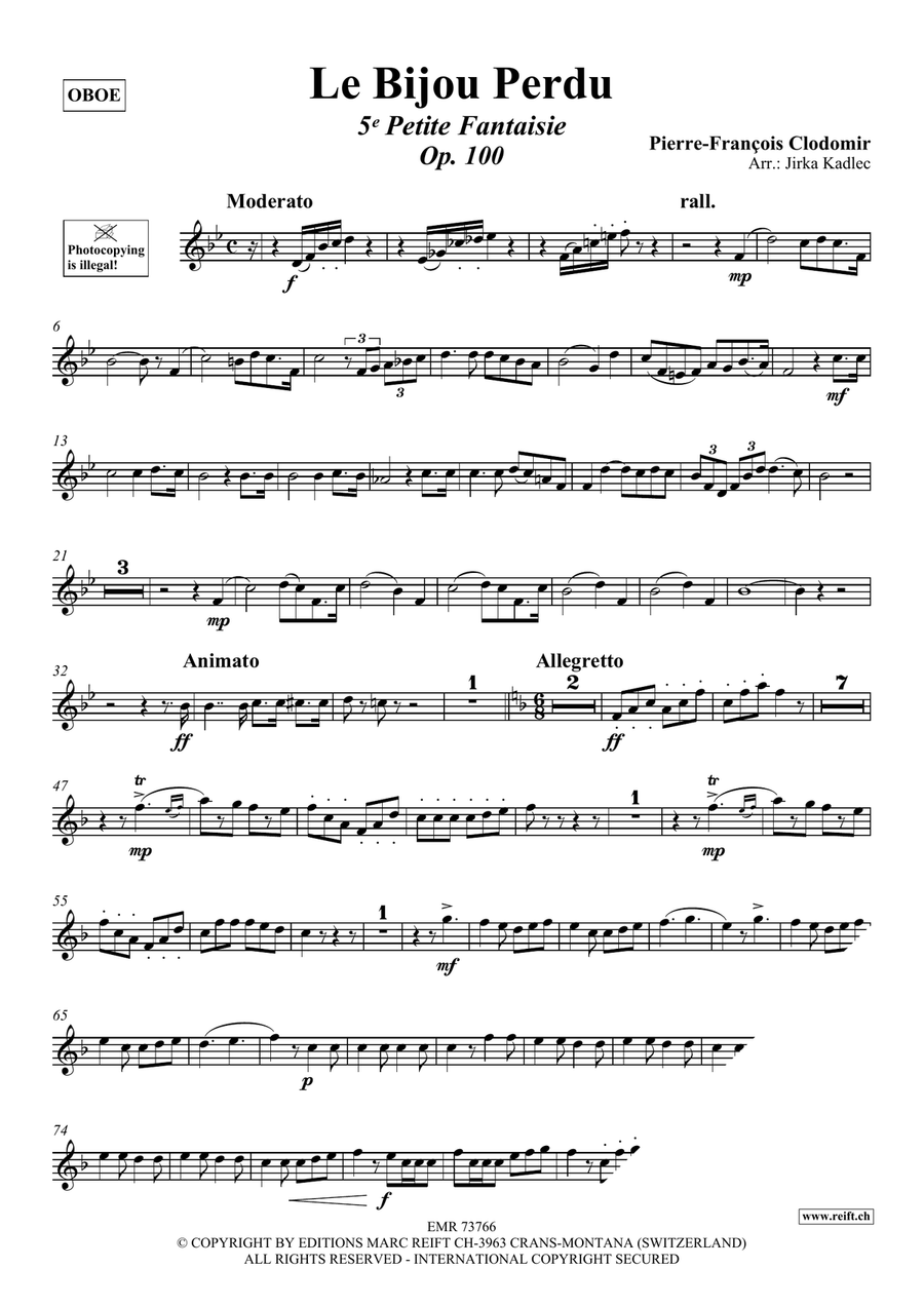 Le Bijou Perdu Le Bijou Perdu Piano Accompaniment scores gallery preview page 3