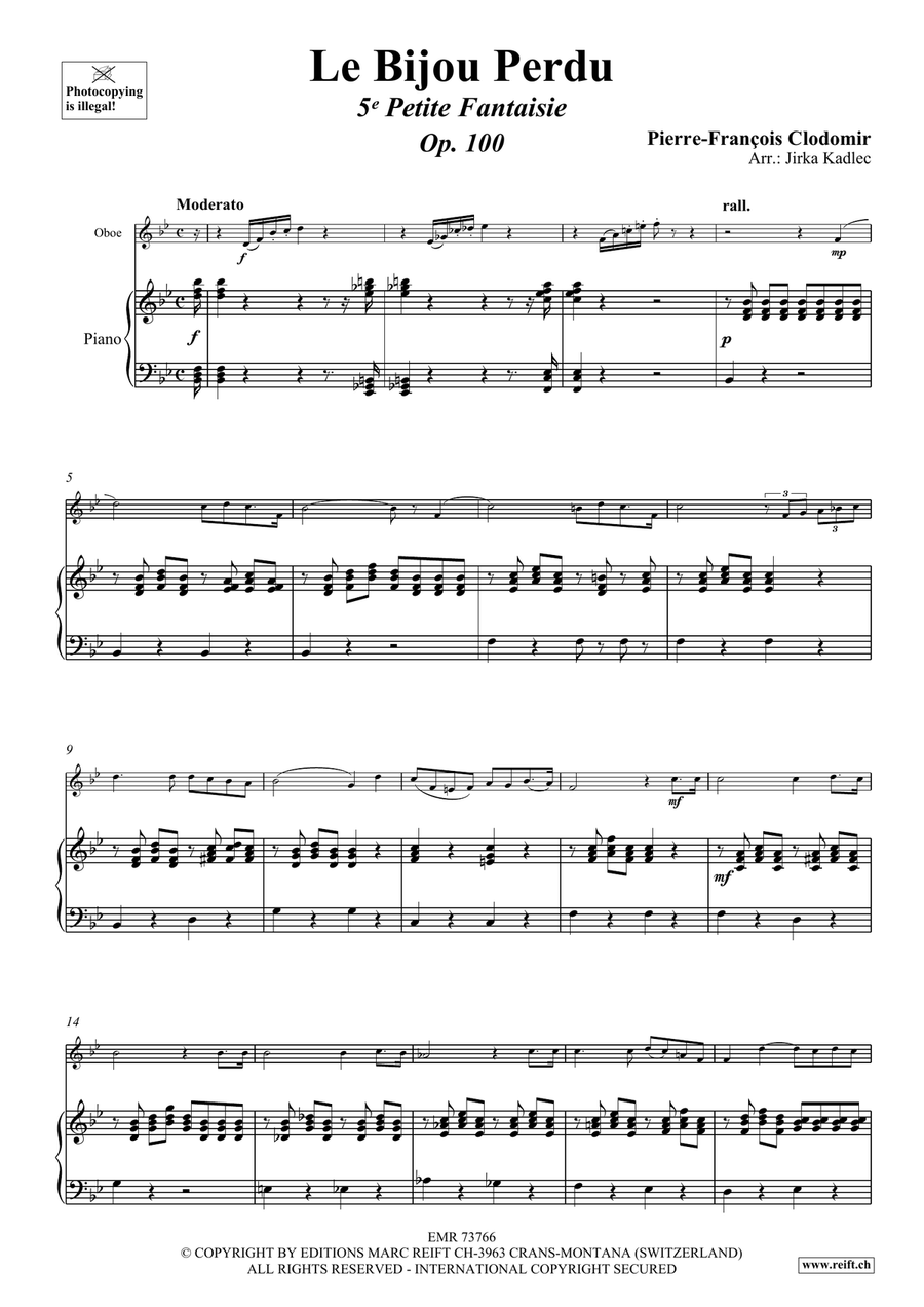 Le Bijou Perdu Le Bijou Perdu Piano Accompaniment scores gallery preview page 4