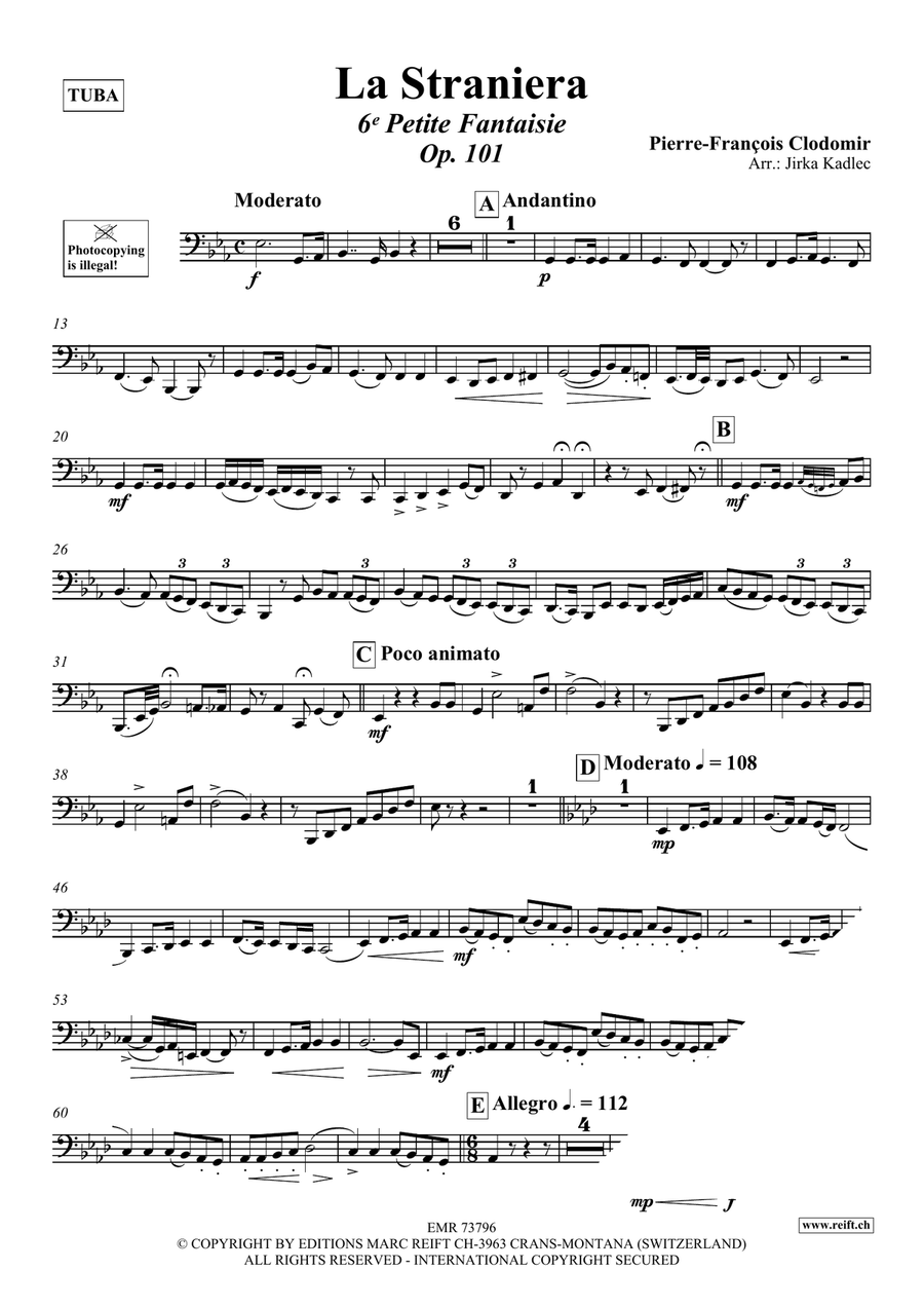 La Straniera La Straniera Tuba scores gallery preview page 3