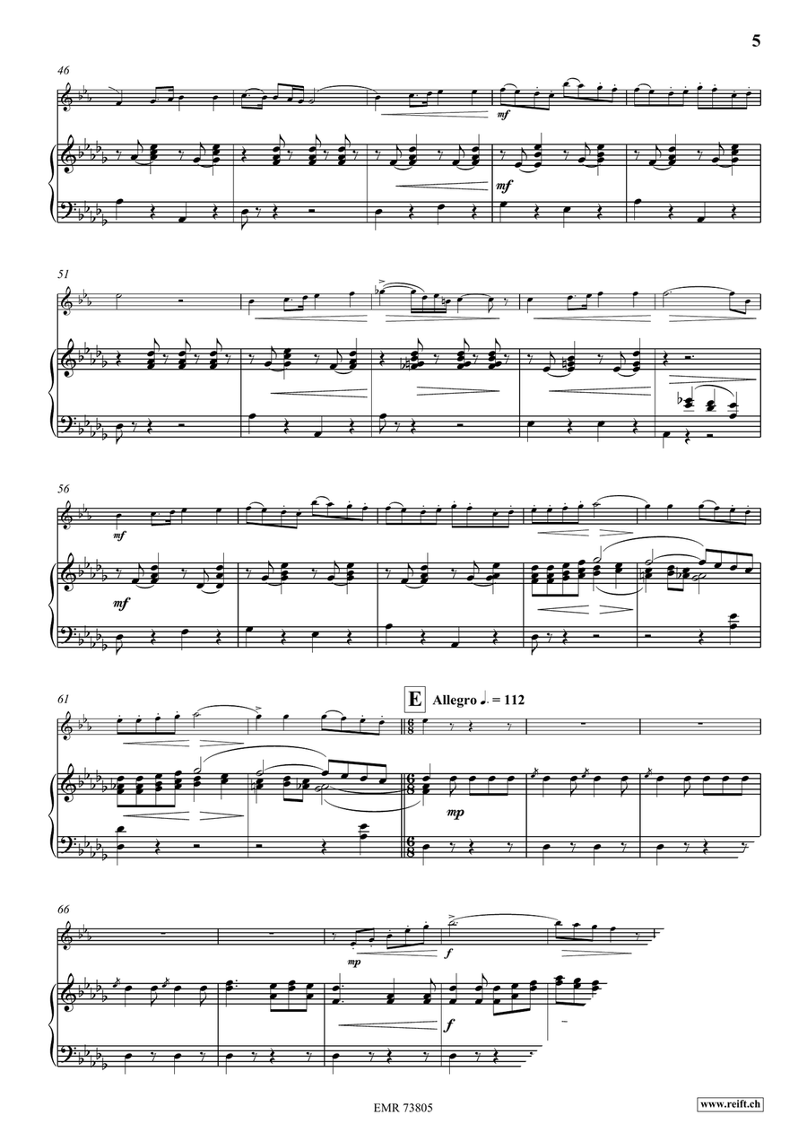 La Straniera La Straniera Clarinet Solo scores gallery preview page 6