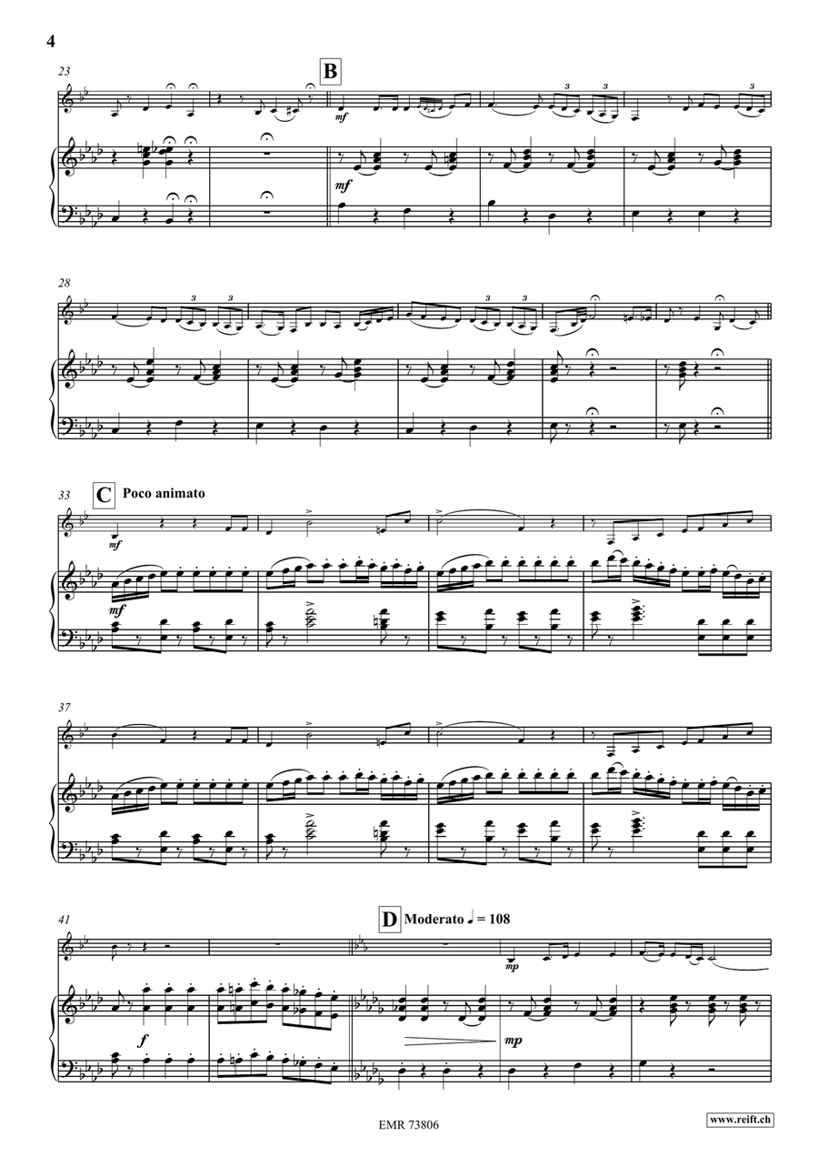 La Straniera La Straniera Bass Clarinet scores gallery preview page 5