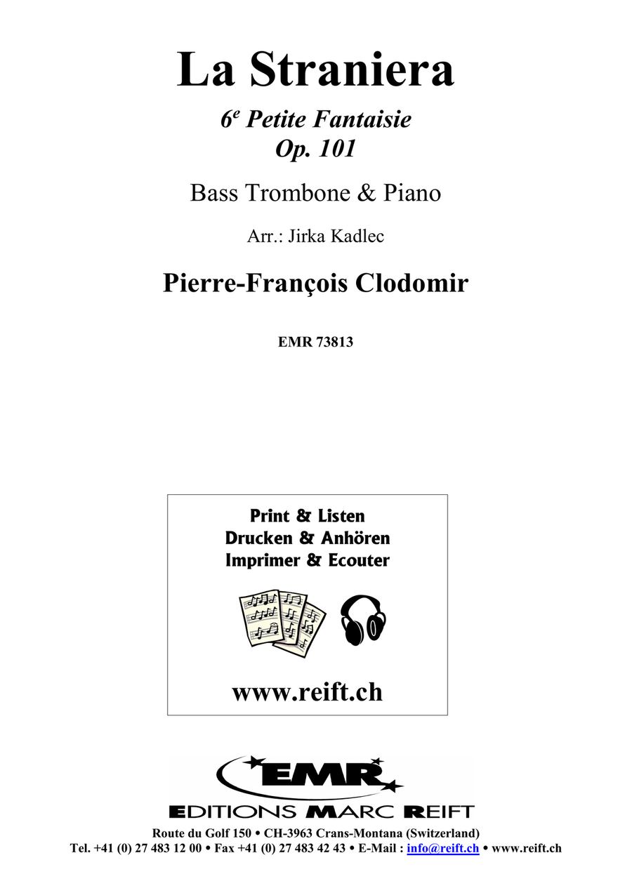 La Straniera La Straniera Bass Trombone scores gallery preview page 2