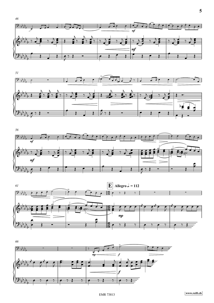 La Straniera La Straniera Bass Trombone scores gallery preview page 6