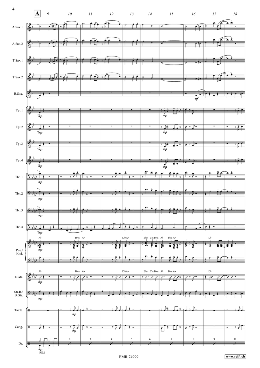 When You Wore A Tulip When You Wore A Tulip Big Band scores gallery preview page 4