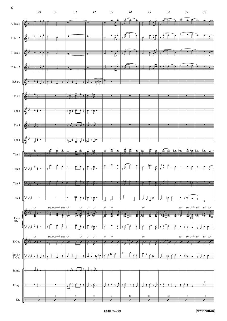 When You Wore A Tulip When You Wore A Tulip Big Band scores gallery preview page 6