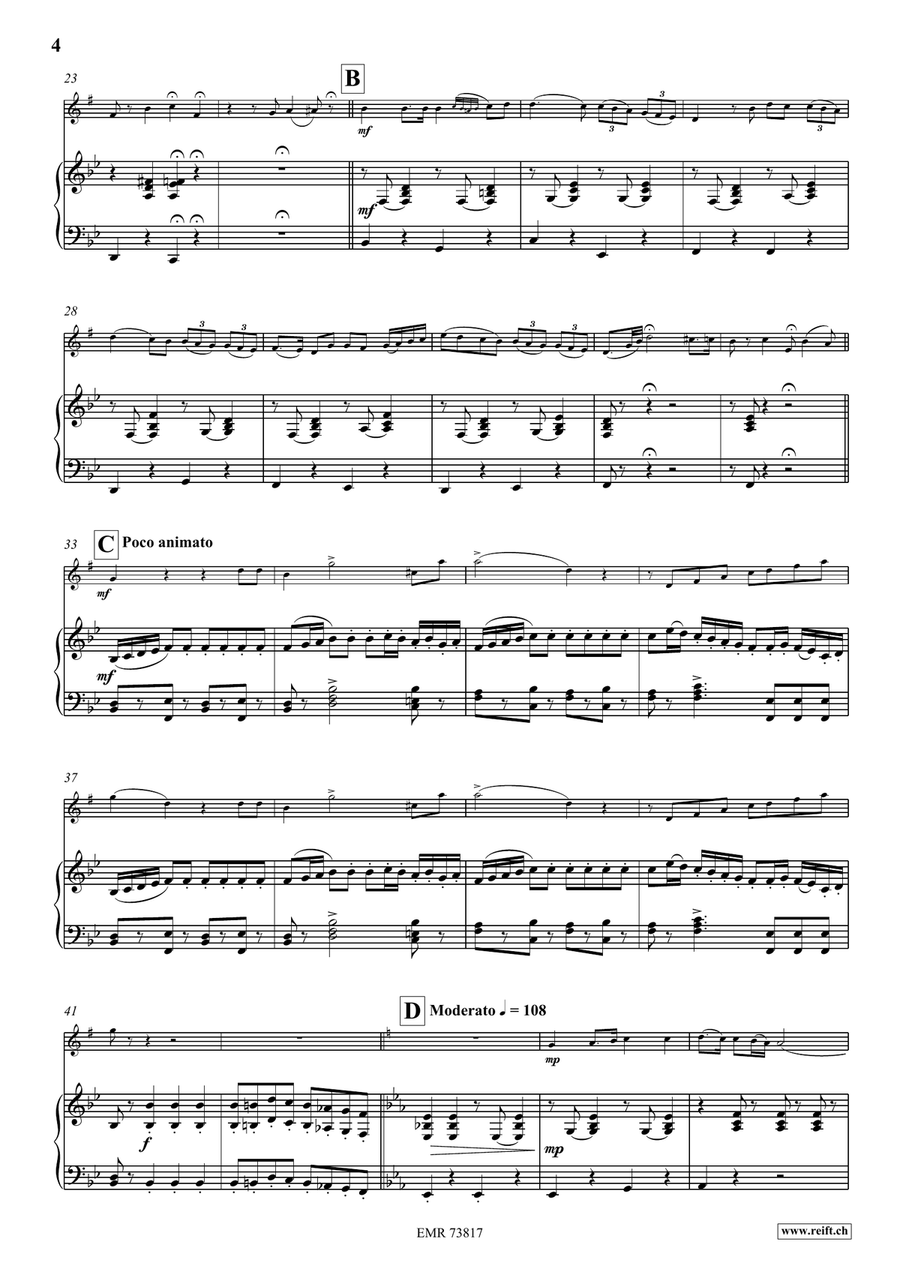 La Straniera La Straniera Alto Saxophone scores gallery preview page 5