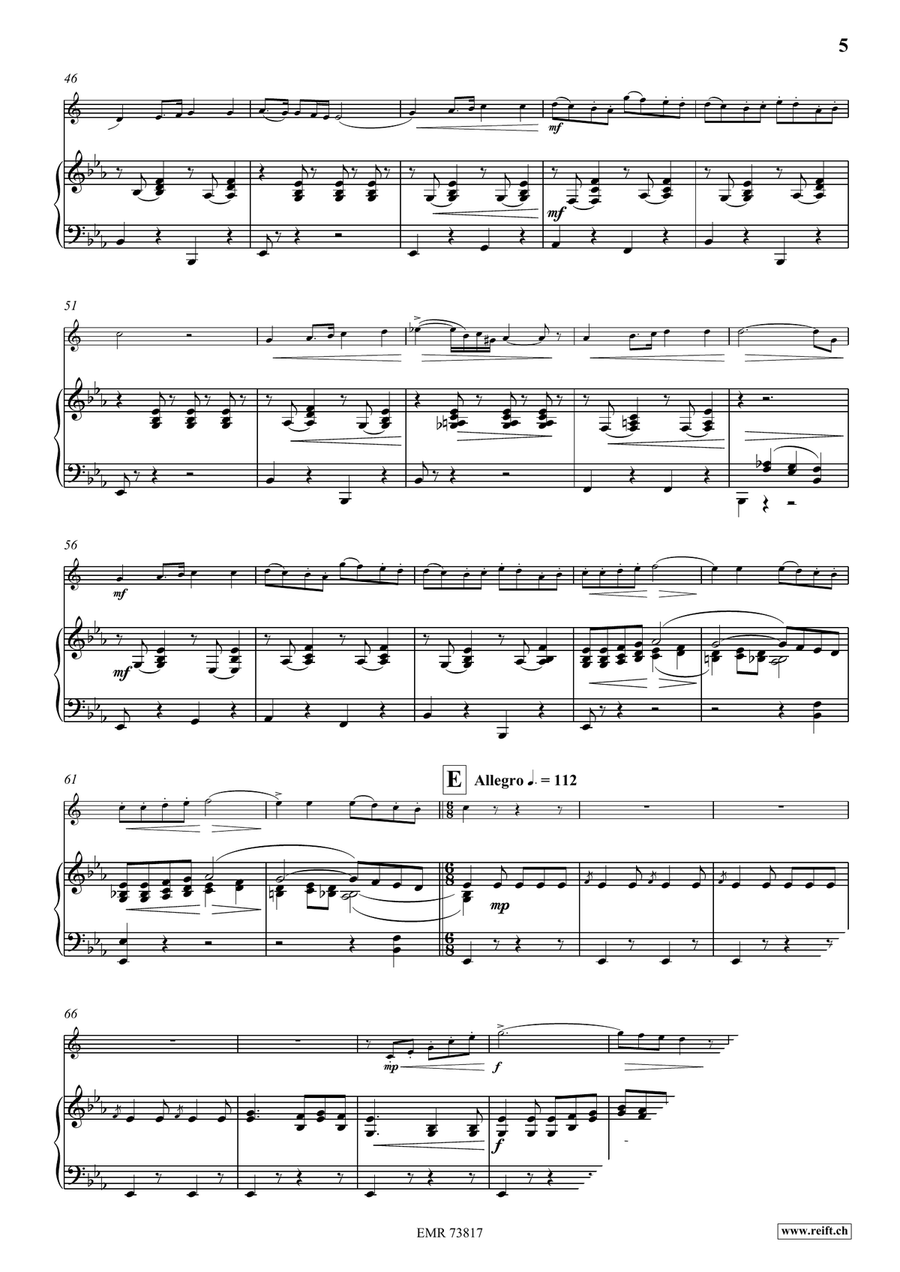 La Straniera La Straniera Alto Saxophone scores gallery preview page 6