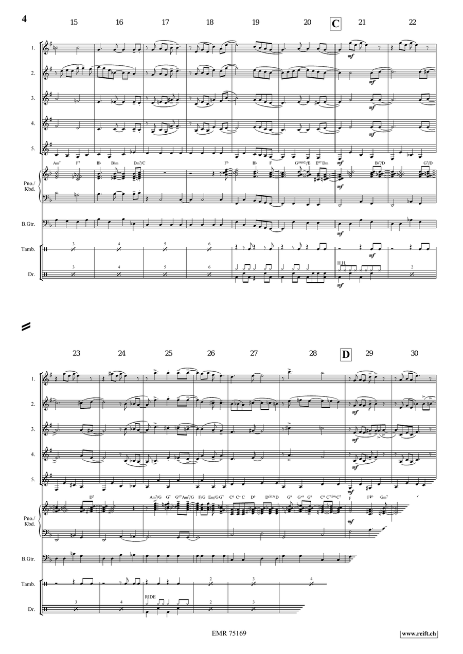 Ain't Misbehavin' Ain't Misbehavin' Clarinet Quintet scores gallery preview page 4