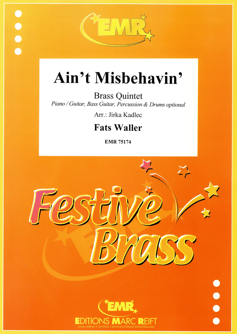 Ain't Misbehavin' Ain't Misbehavin' Brass Quintet scores gallery preview page 1