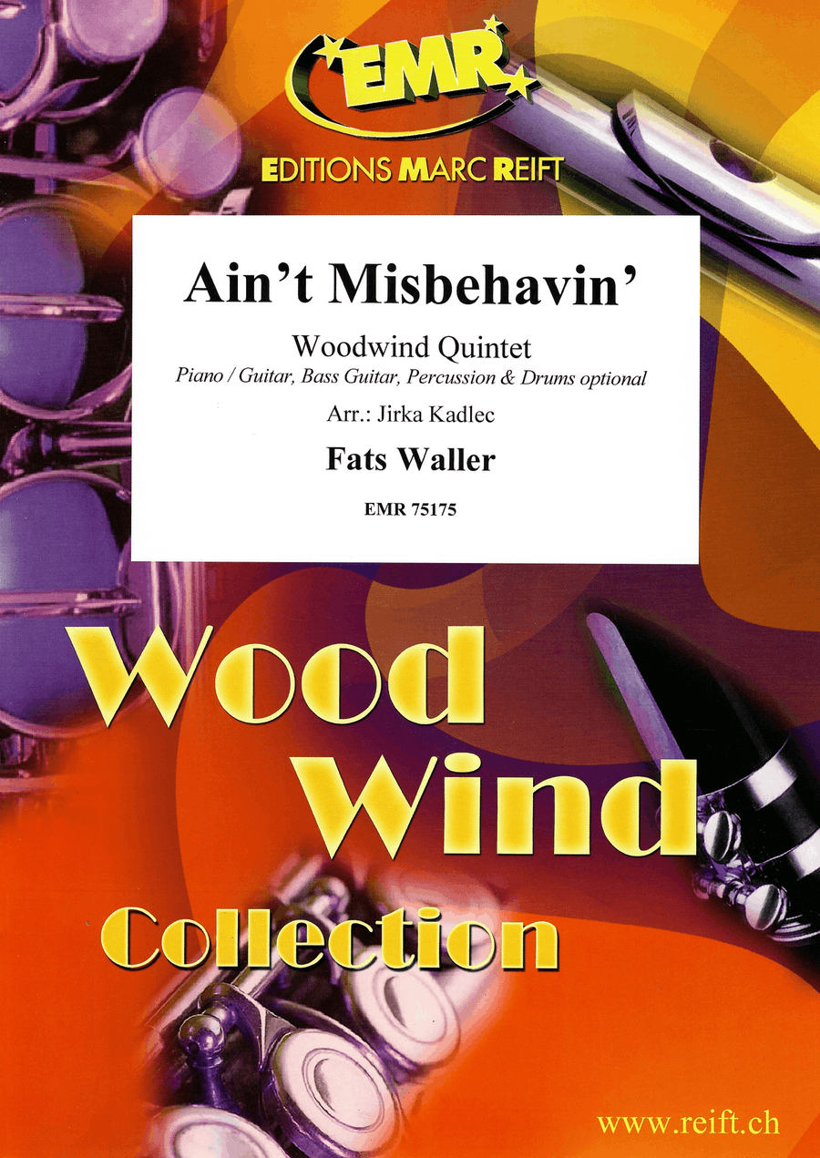 Ain't Misbehavin' Ain't Misbehavin' Woodwind Quintet scores gallery preview page 1