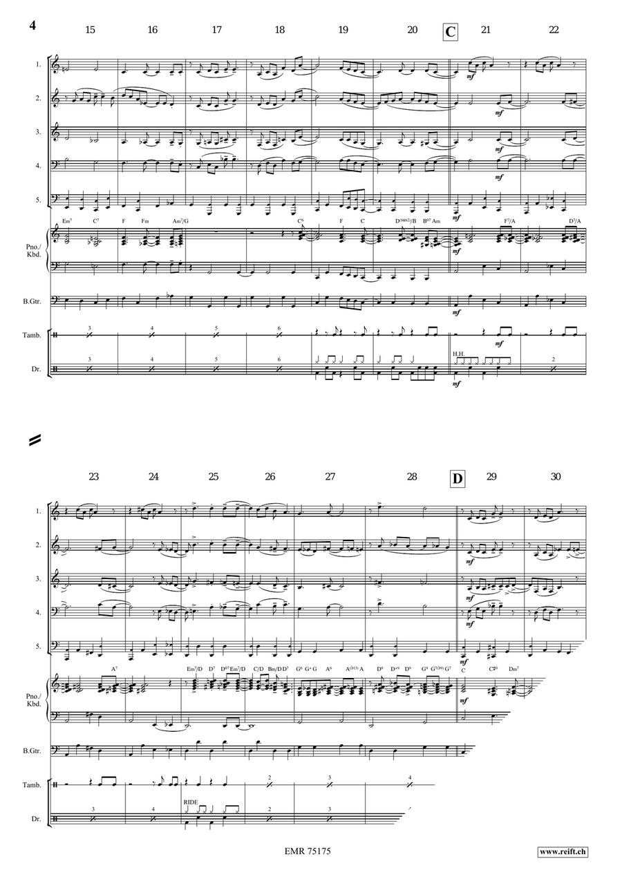 Ain't Misbehavin' Ain't Misbehavin' Woodwind Quintet scores gallery preview page 4
