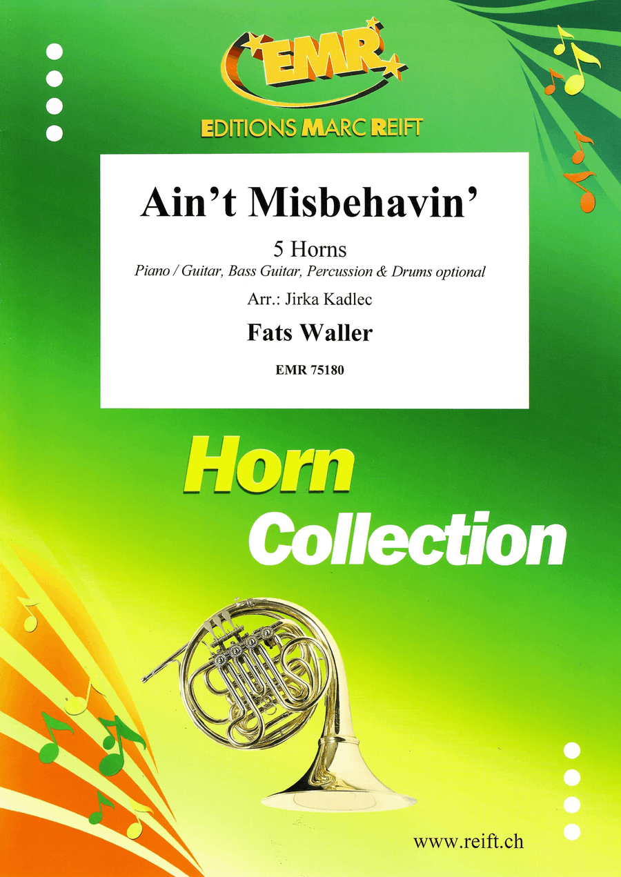Ain't Misbehavin' Ain't Misbehavin' Horn scores gallery preview page 1