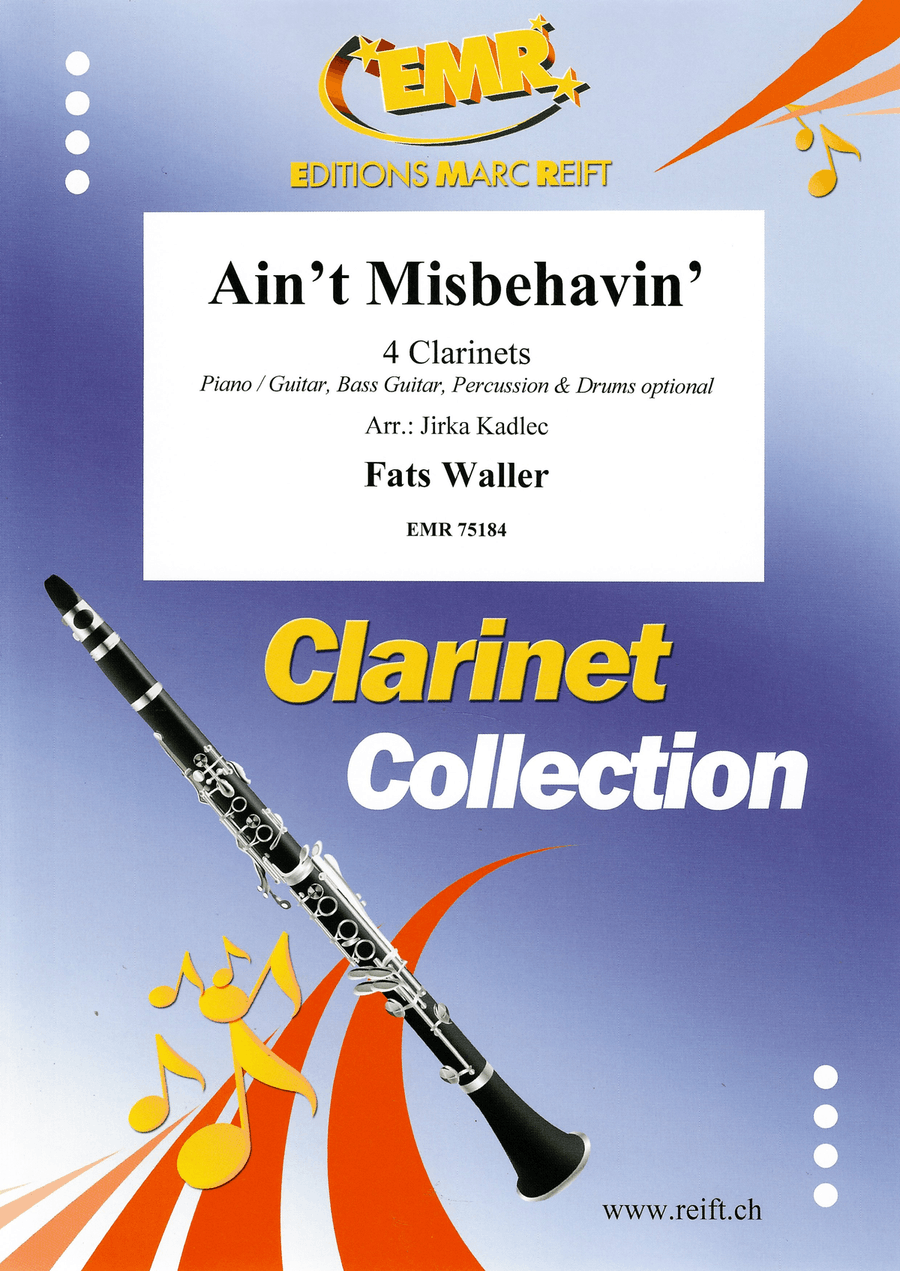 Ain't Misbehavin' Ain't Misbehavin' Clarinet Quartet scores gallery preview page 1