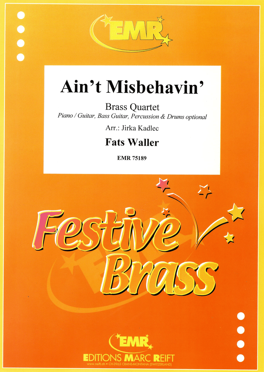 Ain't Misbehavin' Ain't Misbehavin' Brass Quartet scores gallery preview page 1