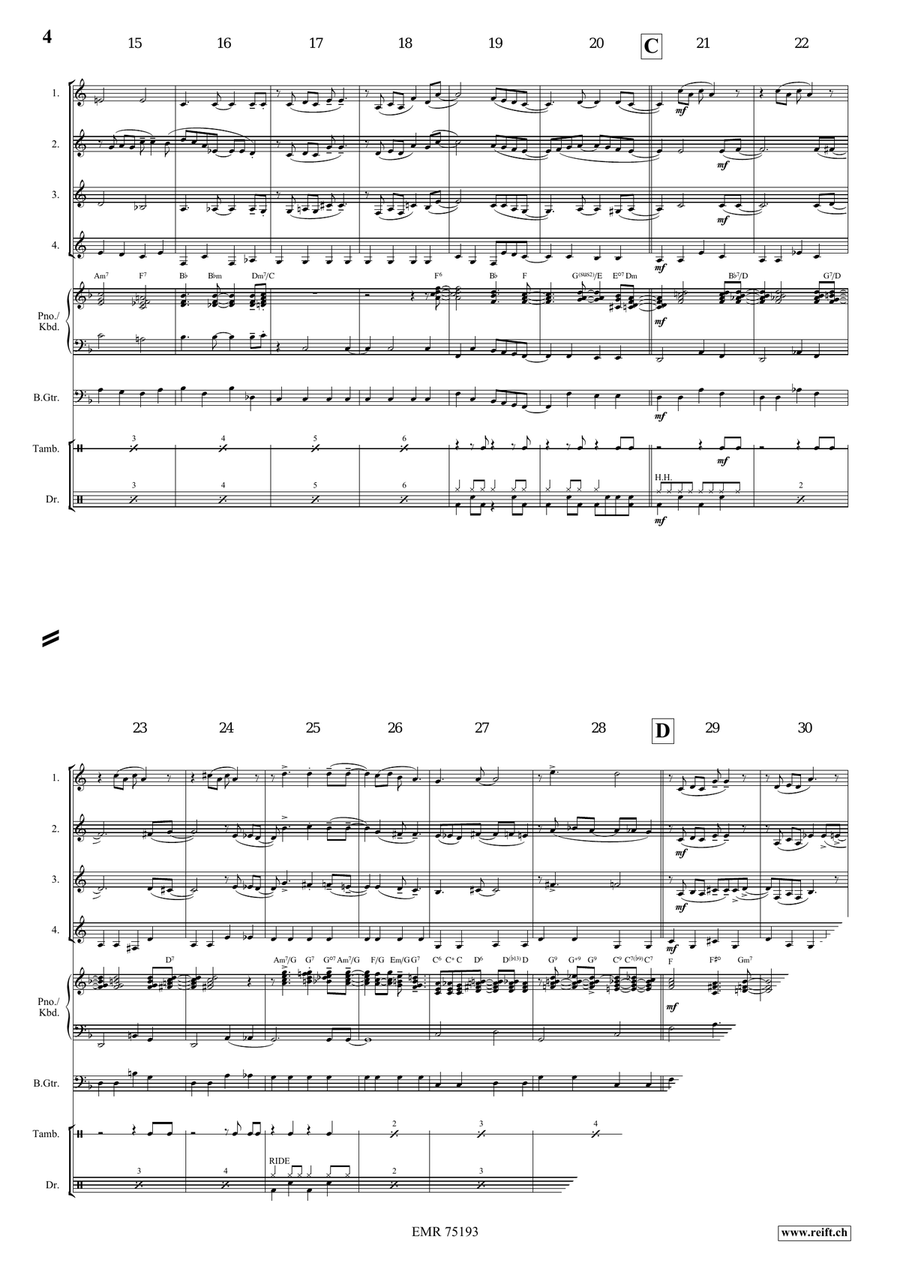 Ain't Misbehavin' Ain't Misbehavin' Horn scores gallery preview page 4
