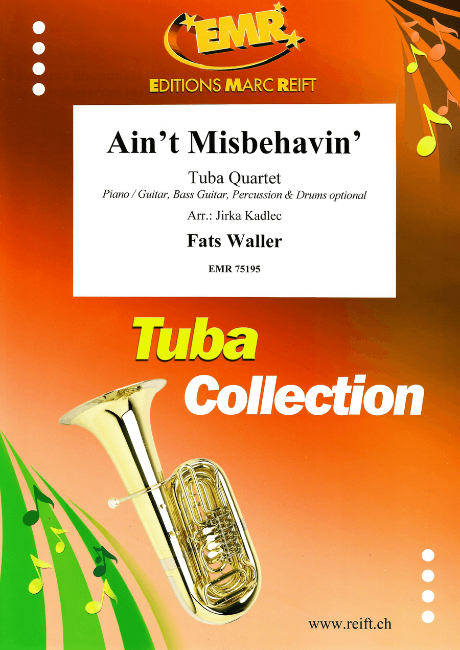Ain't Misbehavin' Ain't Misbehavin' Tuba Quartet scores gallery preview page 1