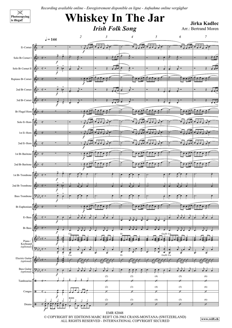 Whiskey In The Jar Whiskey In The Jar Brass Band scores gallery preview page 4